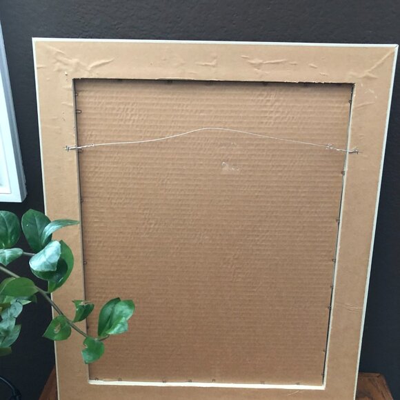 Vintage Crewel Needlepoint Boy and Girl Relaxing in Nature - Picture 3 of 5